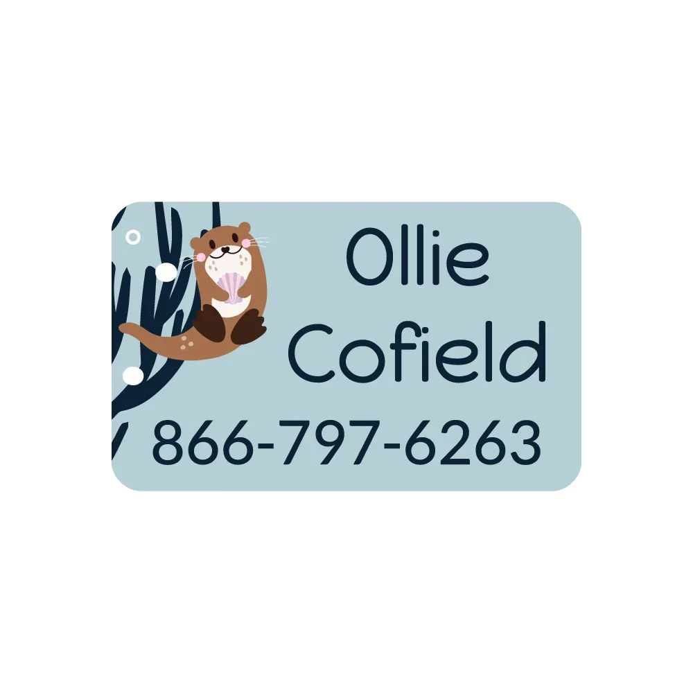Image of Otter Contact Clothing Labels