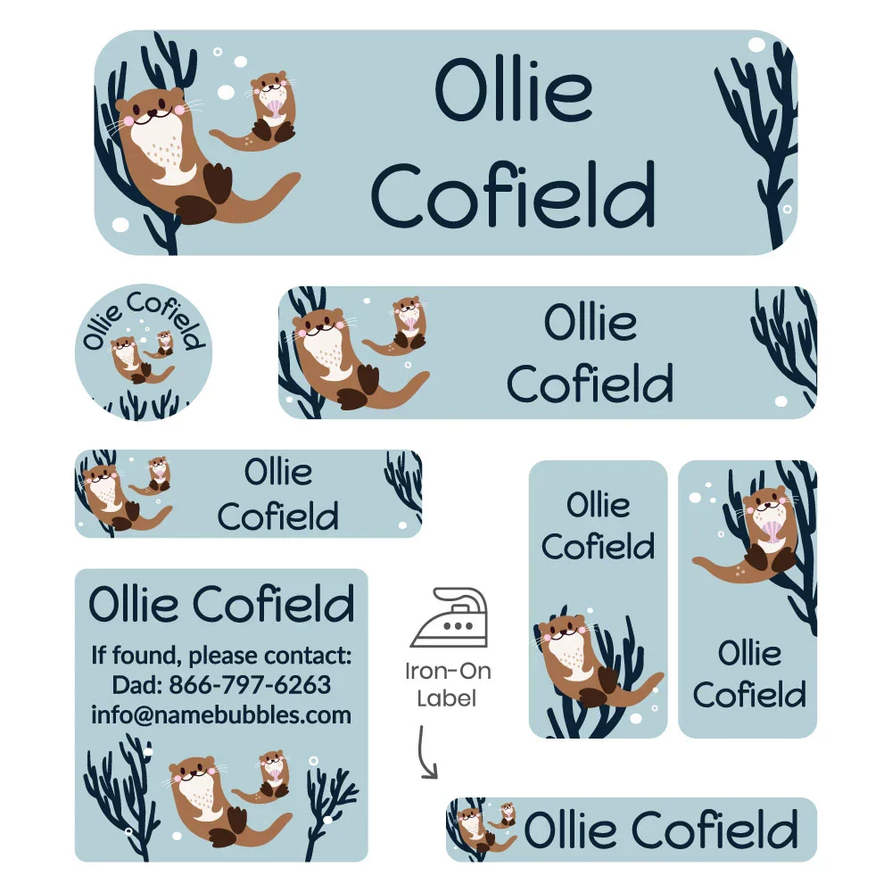 Image of Otter Sleepaway Camp Labels Pack