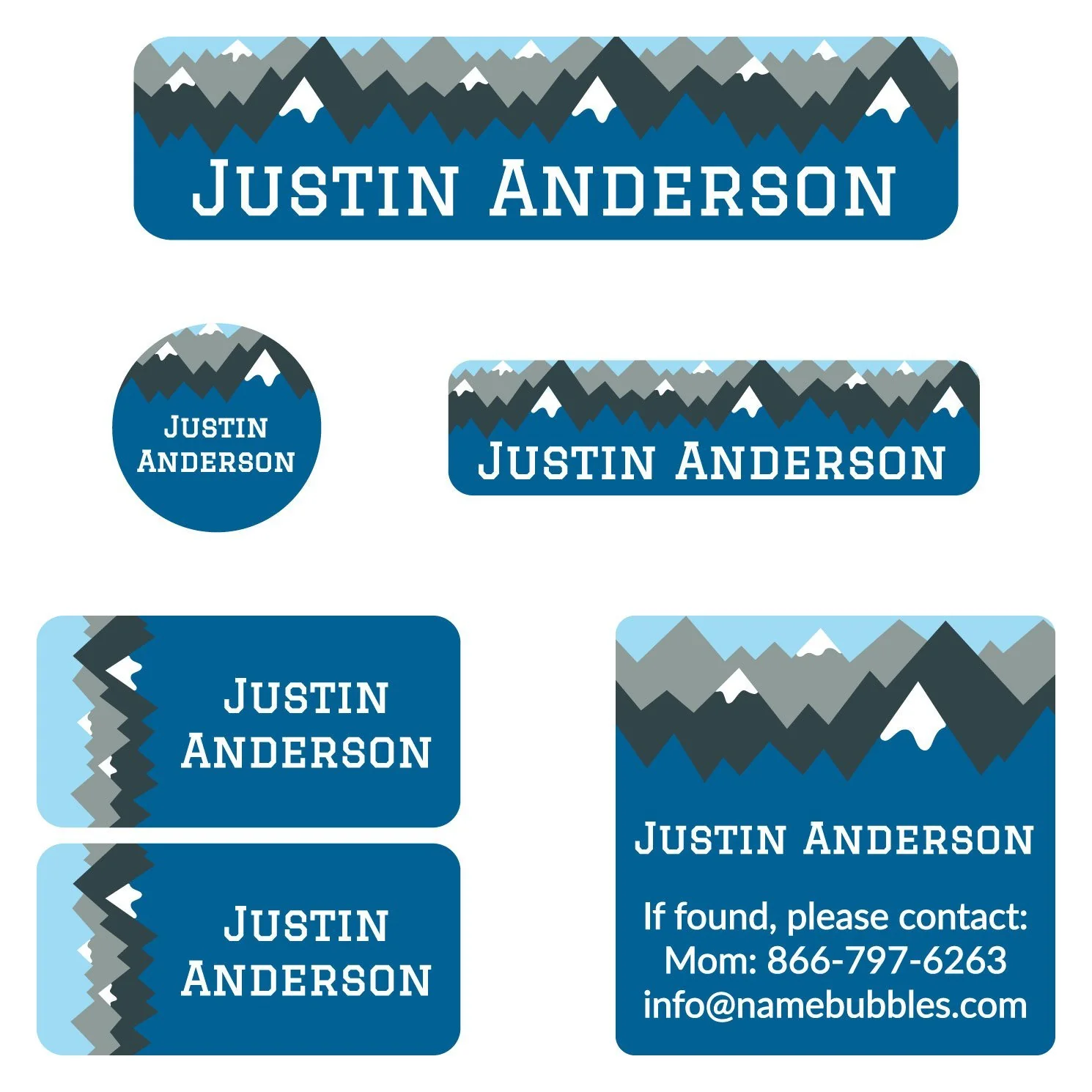 Image of Mountain Top Camp Labels Pack