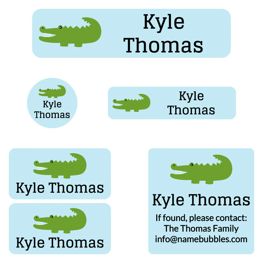 Image of Alligator Camp Labels Pack