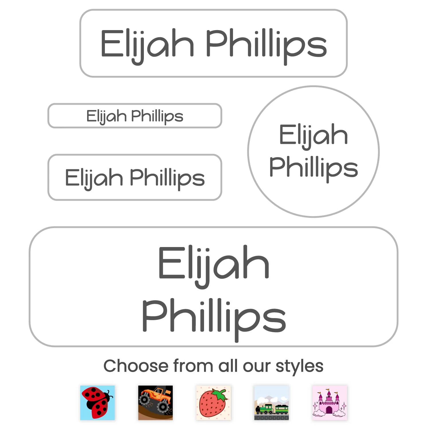 Image of Custom Waterproof Labels Pack