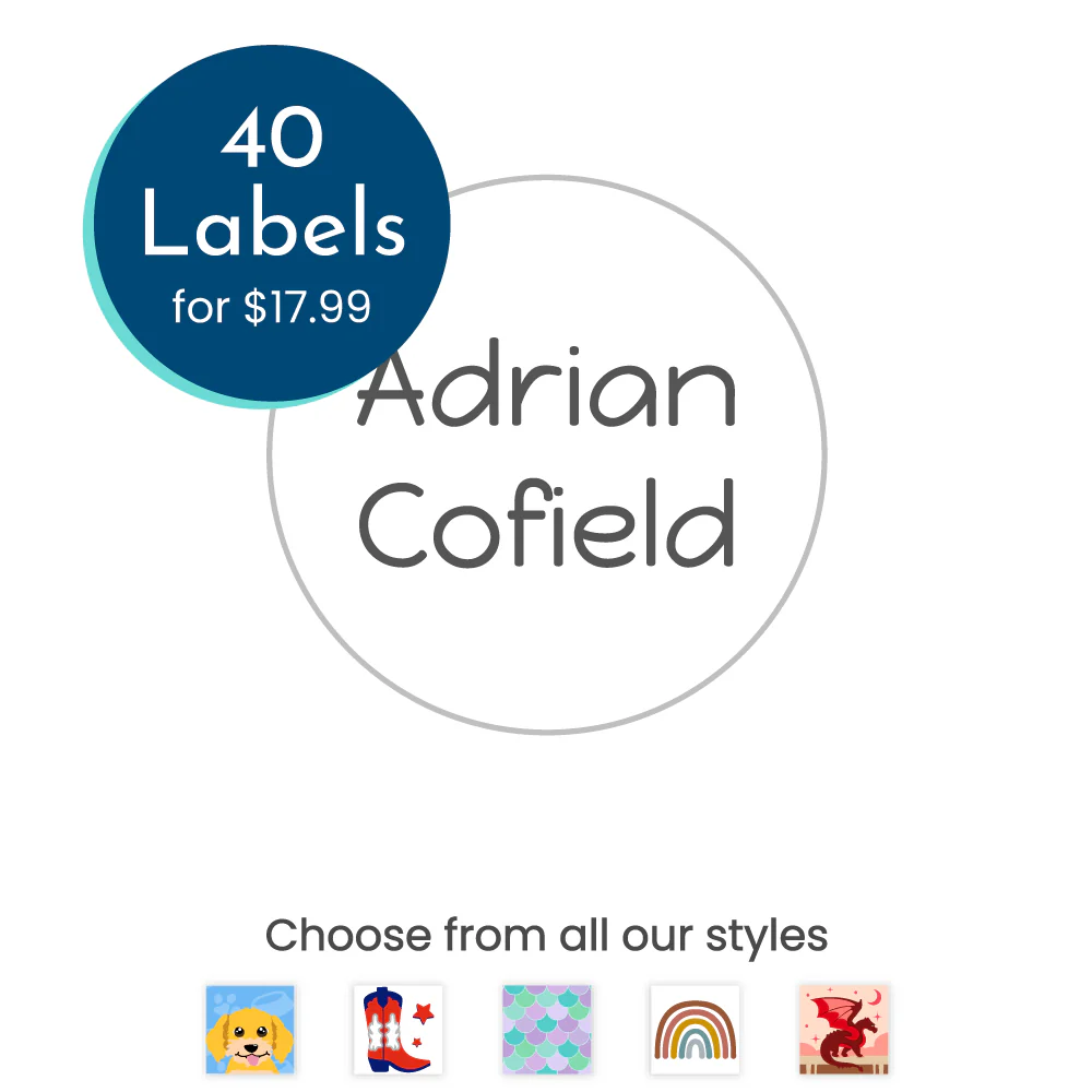 Image of Custom Clothing Labels - Half Order