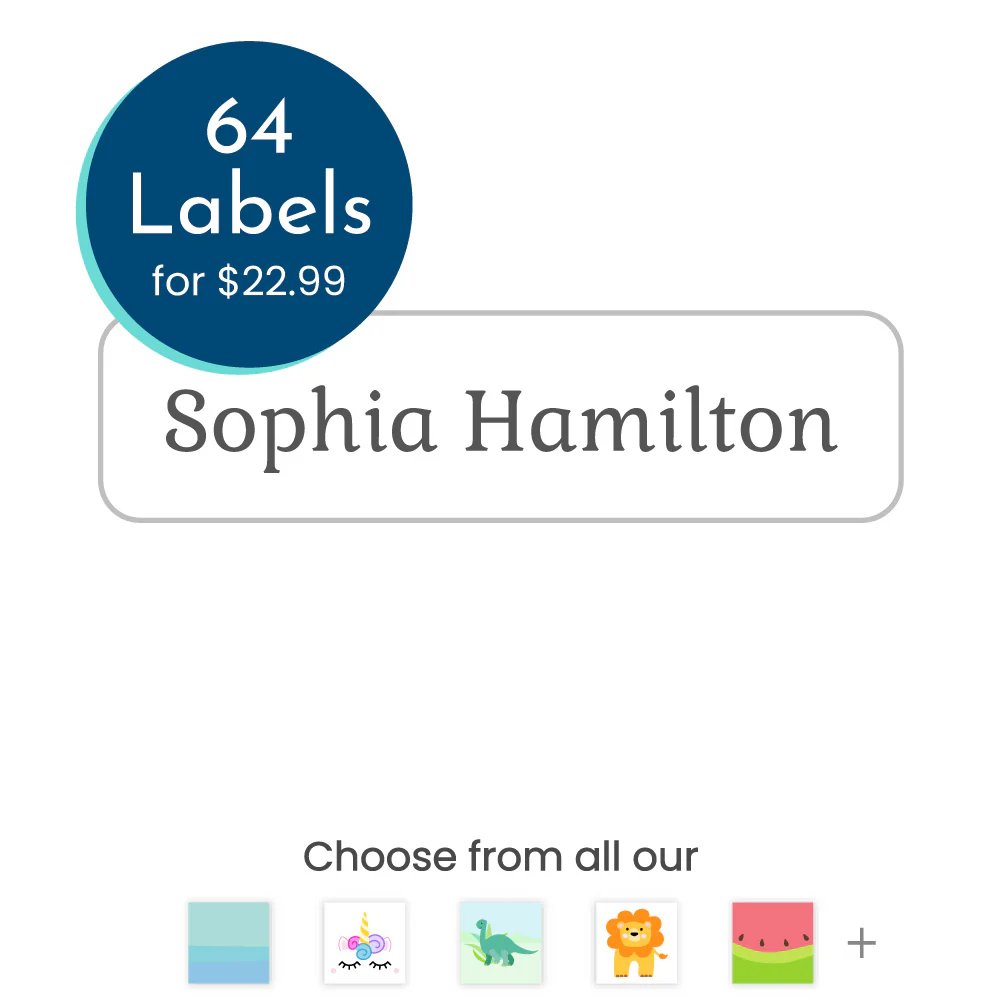 Image of Custom Sticker Name Labels