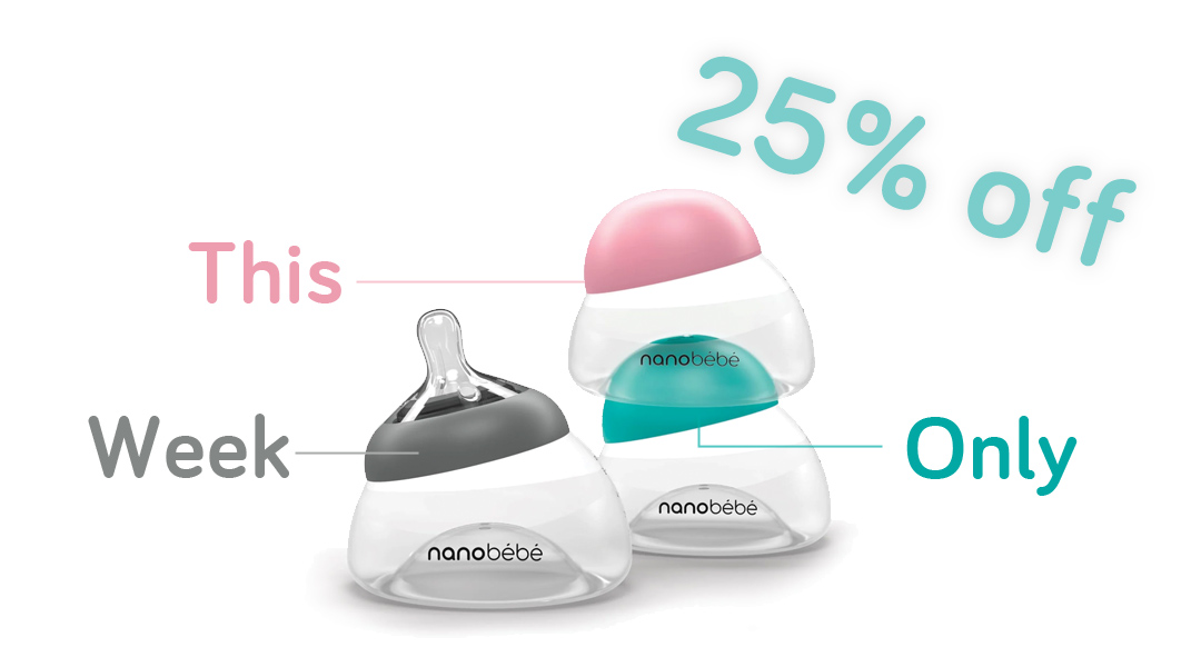 25% off breastmilk bottles - this week only