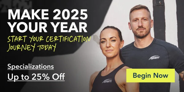 Save up to 25% on NASM specializations
