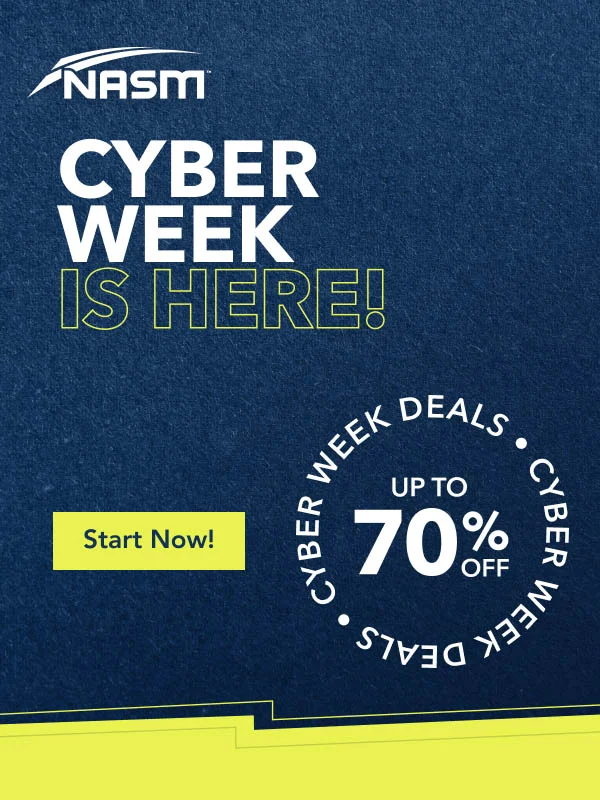 Cyber Week at NASM. Save up to 70% online!