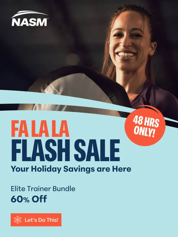 Save 60% on NASM's Elite Trainer Bundle