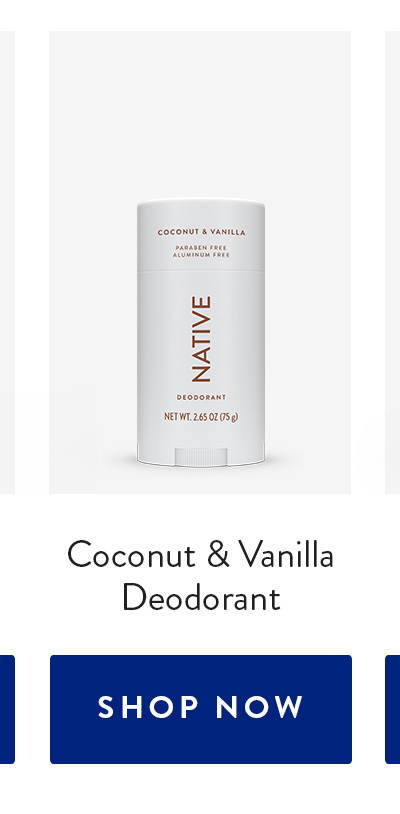 Coconut & Vanilla Deodorant | SHOP NOW