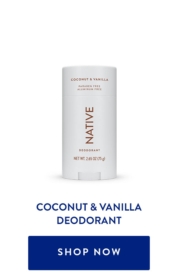 COCONUT & VANILLA DEODORANT | SHOP NOW