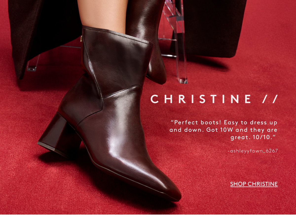 Christine // “Perfect Boots! Easy To Dress Up And Down. Got 10w And They Are Great. 10/10.” - Ashleyyfawn_6267 | Shop Christine
