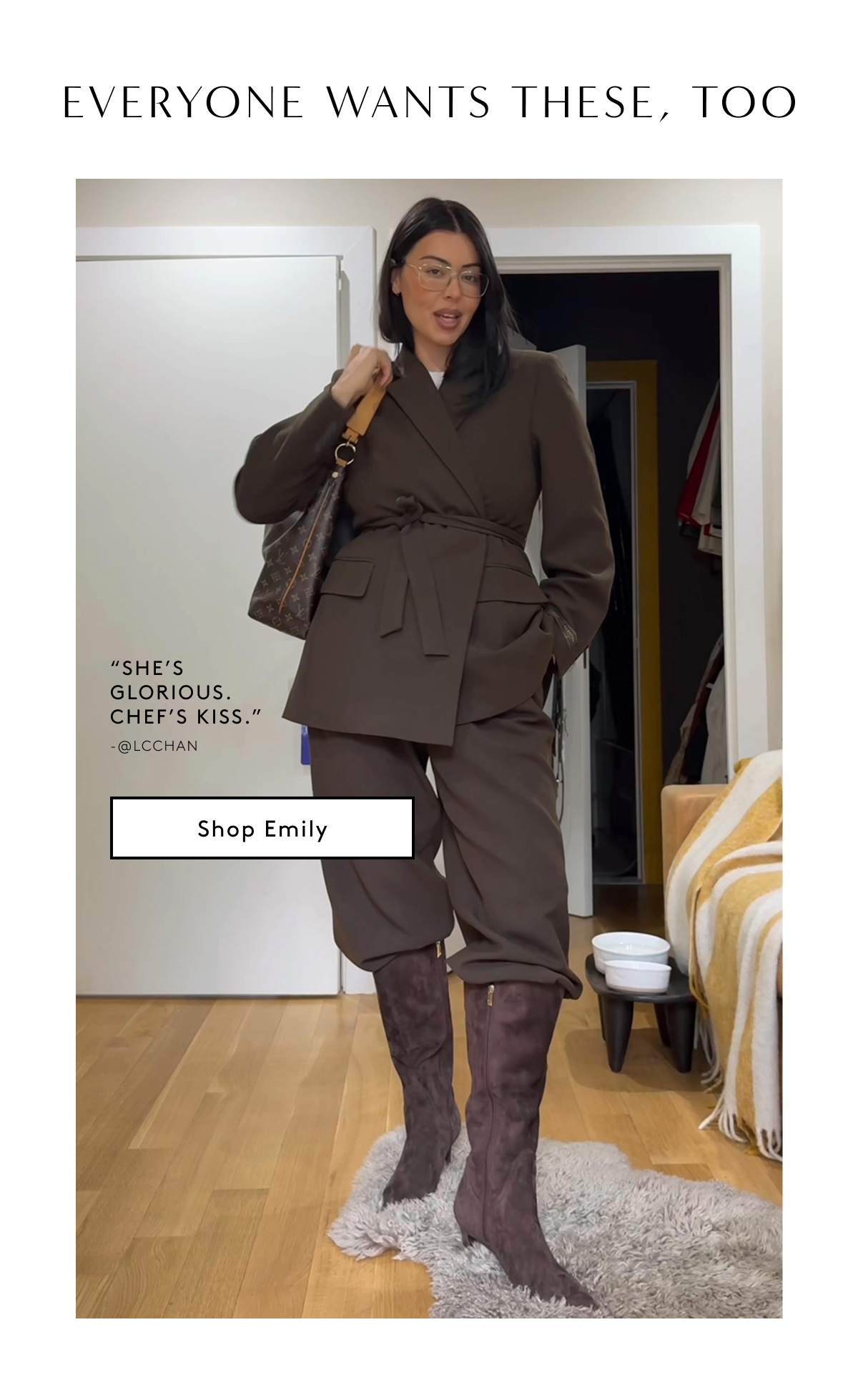 Everyone Wants These, Too - “She's Glorious. Chef’s Kiss.” - @Lcchan | Shop Emily