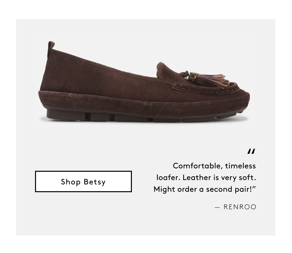 “Comfortable, Timeless Loafer. Leather Is Very Soft. Might Order A Second Pair!” -renroo | Shop Betsy
