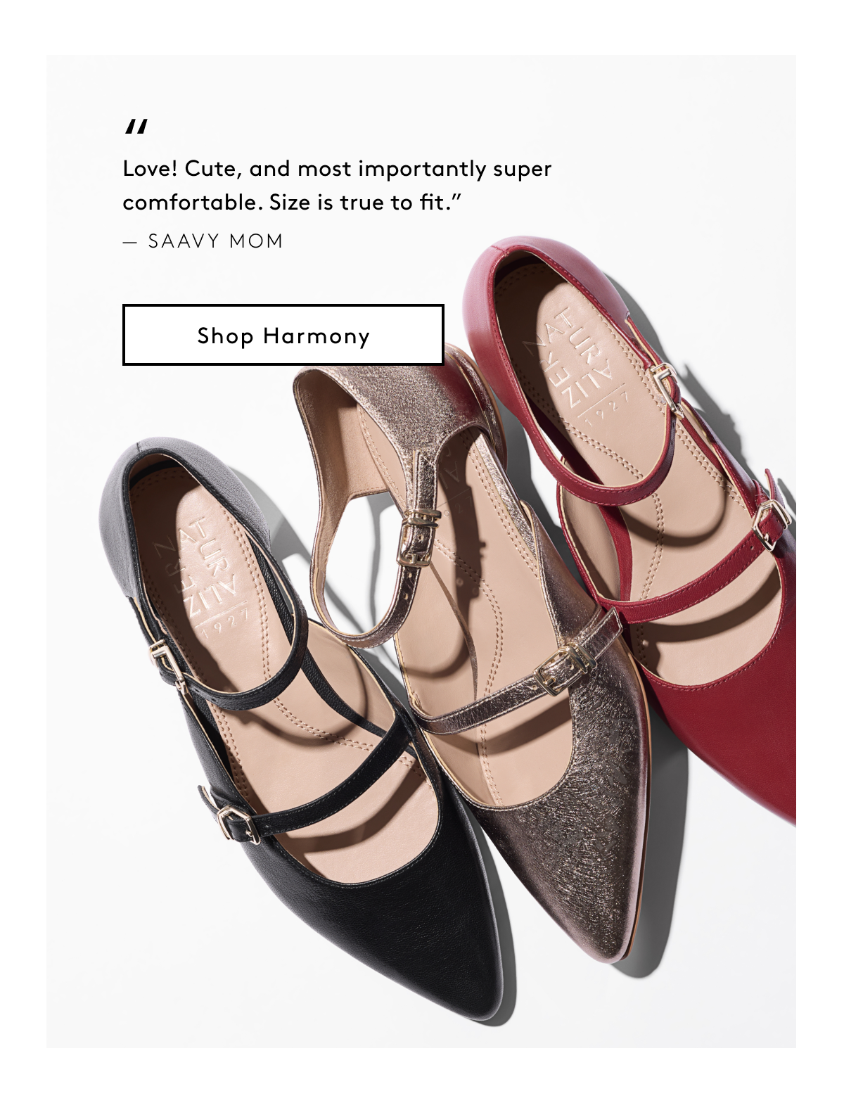 “Love! Cute, And Most Importantly Super Comfortable. Size Is True To Fit.” -saavy Mom | Shop Harmony