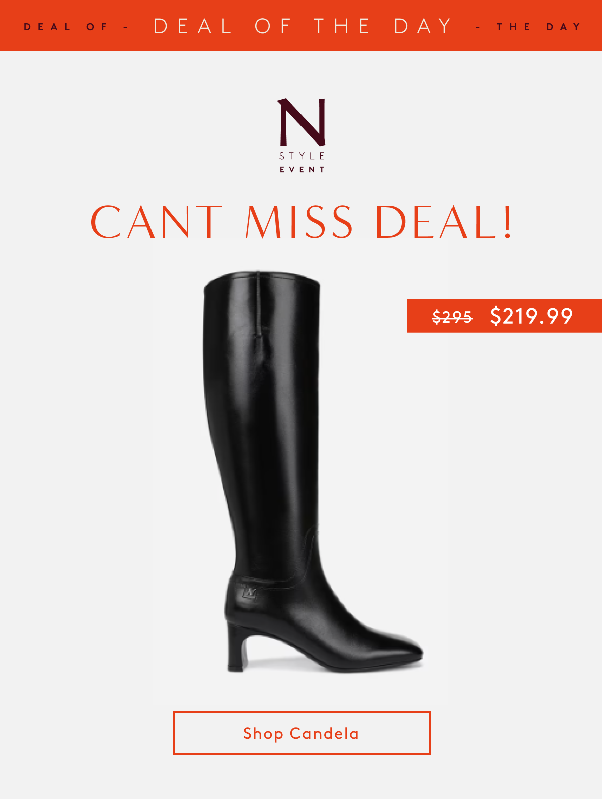 Deal Of The Day | Can’t Miss Deal! Shop Candela [295/219.99]