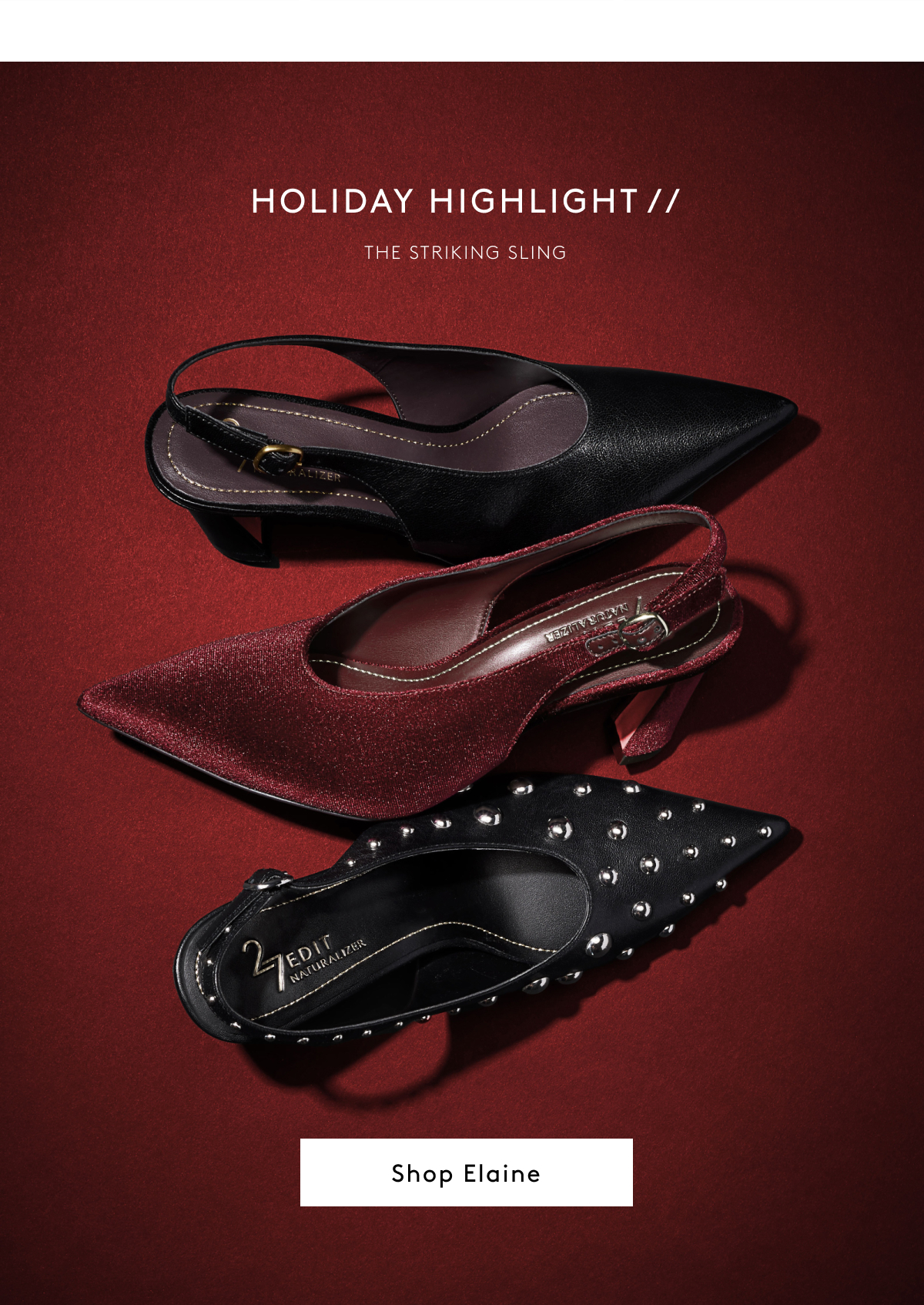 Holiday Highlight // The Striking Sling | Shop Elaine