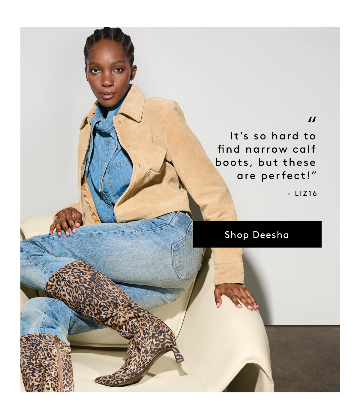 “it’s So Hard To Find Narrow Calf Boots, But These Are Perfect!” -liz16 | Shop Deesha