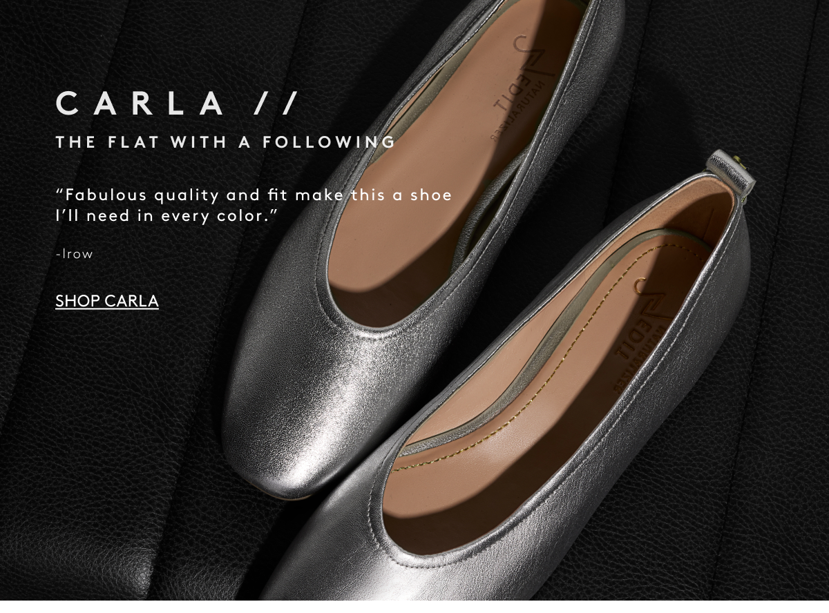 Carla // The Flat With A Following - “Fabulous Quality And Fit Make This A Shoe I'll Need In Every Color.” - Irow | Shop Carla