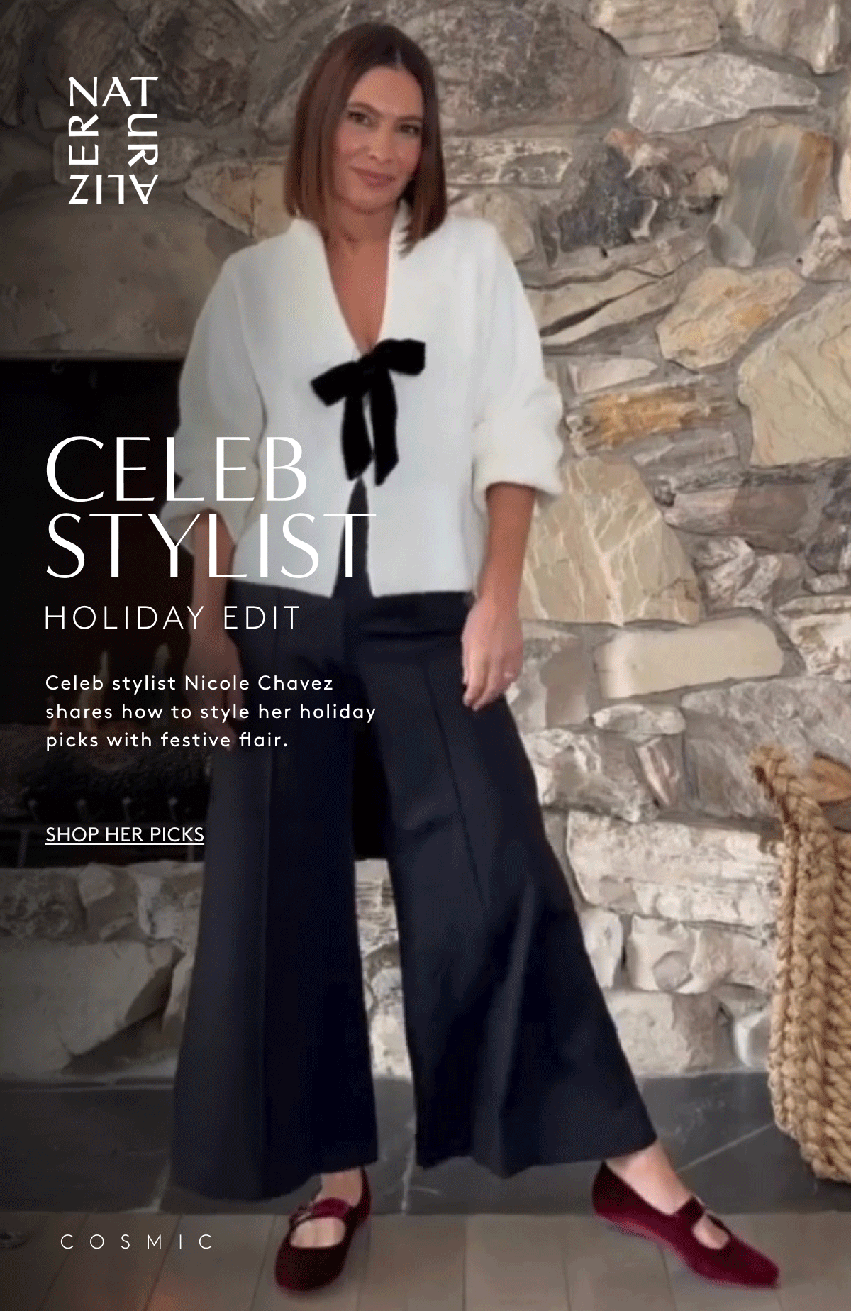 Naturalizer - Celeb Stylist Holiday Edit | Celeb Stylist Nicole Chavez Share How To Style Her Holiday Picks With Festive Flair. | Shop Her Picks