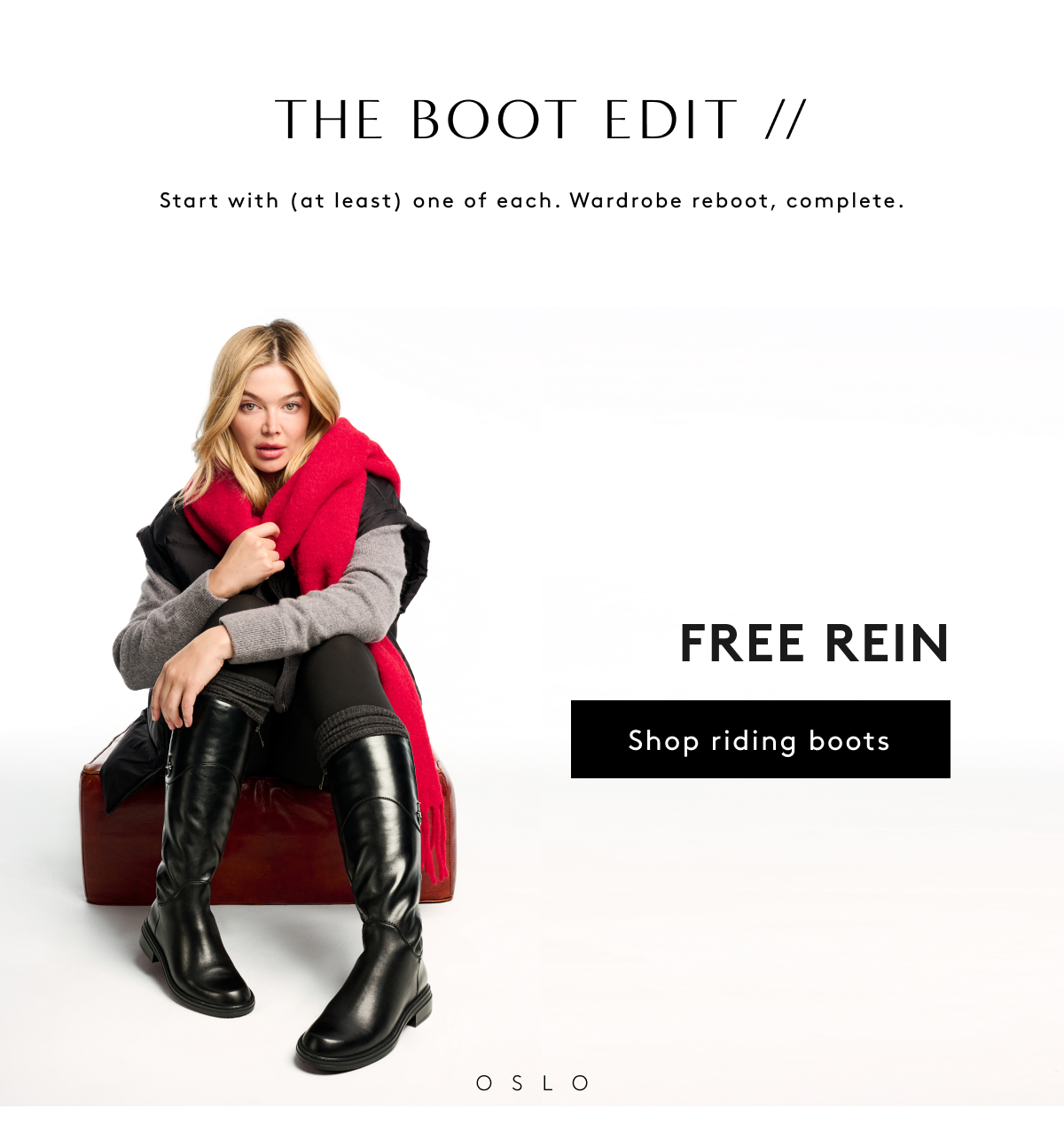 The Boot Edit // Start With (At Least) One Of Each. Wardrobe Reboot, Complete. Free Rein | Shop Riding Boots