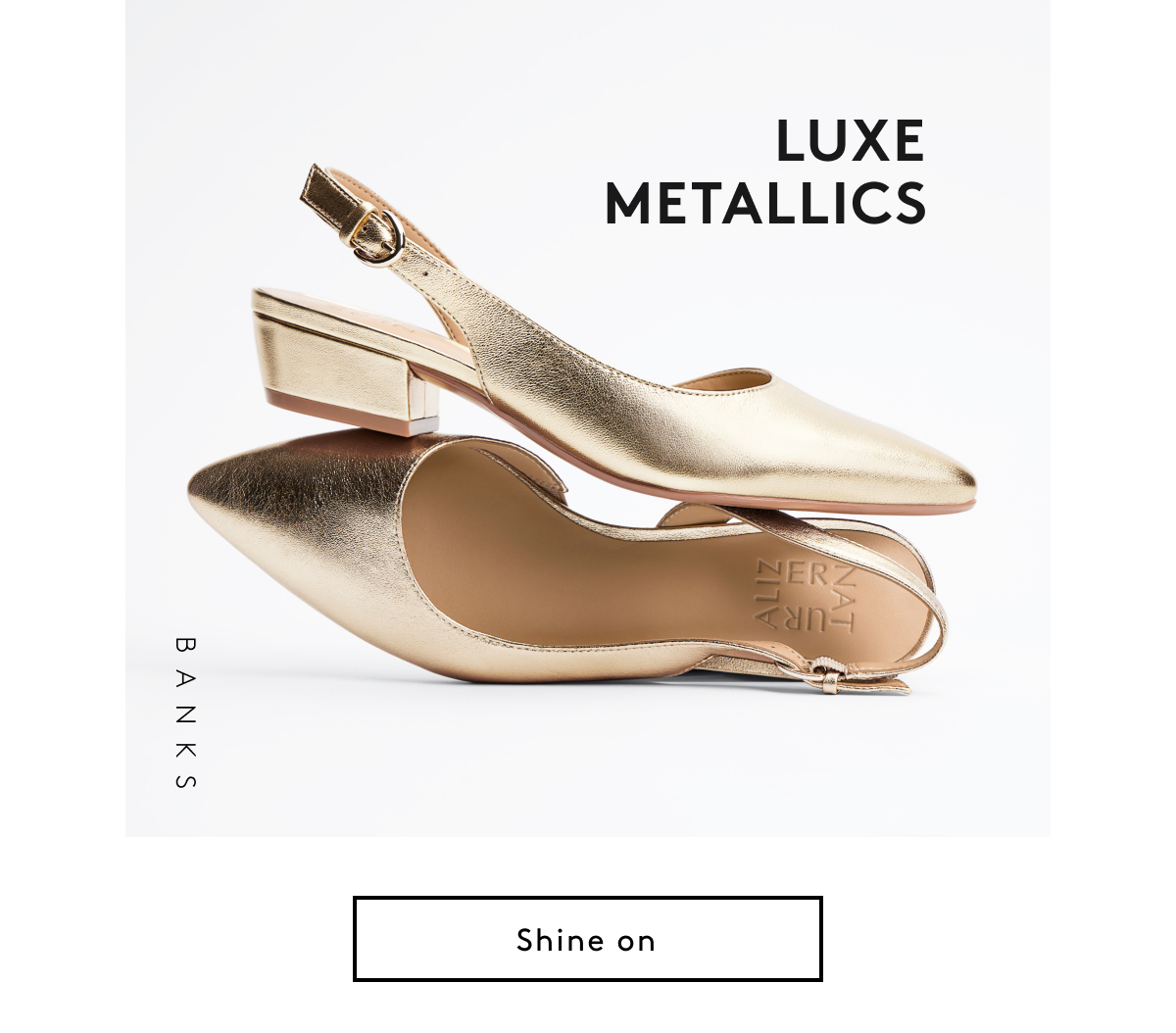 Luxe Metallics Banks | Shine On