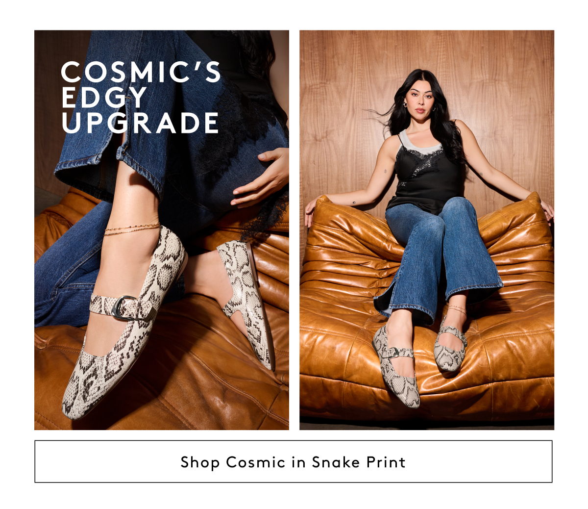 Cosmic’s Edgy Upgrade | Shop Cosmic In Snake Print