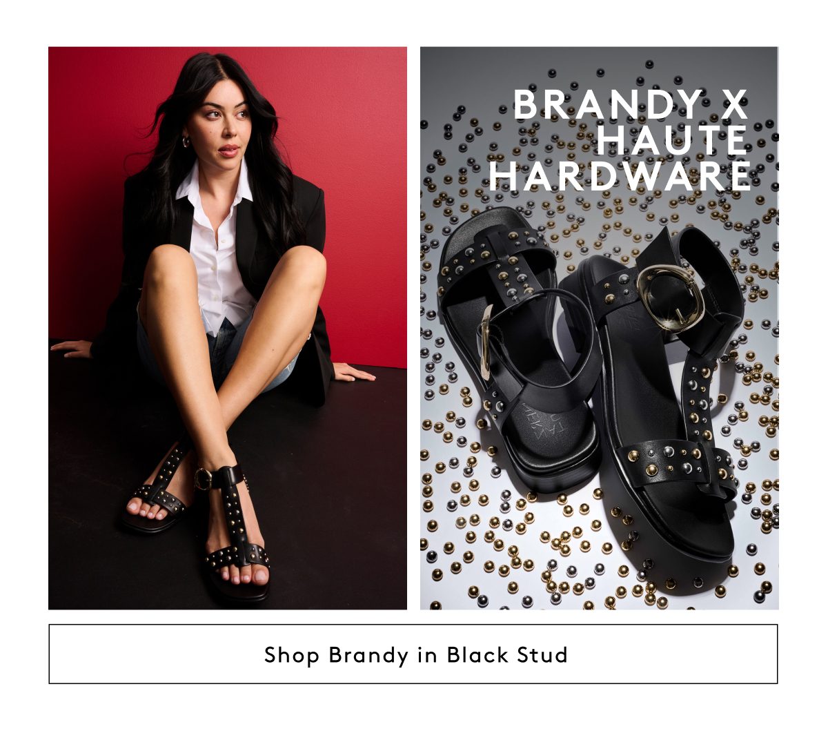 Brandy X Haute Hardware | Shop Brandy In Black Stud