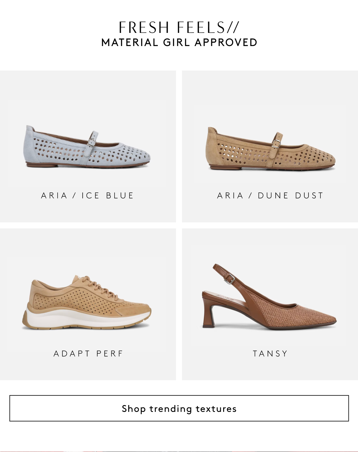 Fresh Feels // Material Girl Approved | Shop Trending Textures