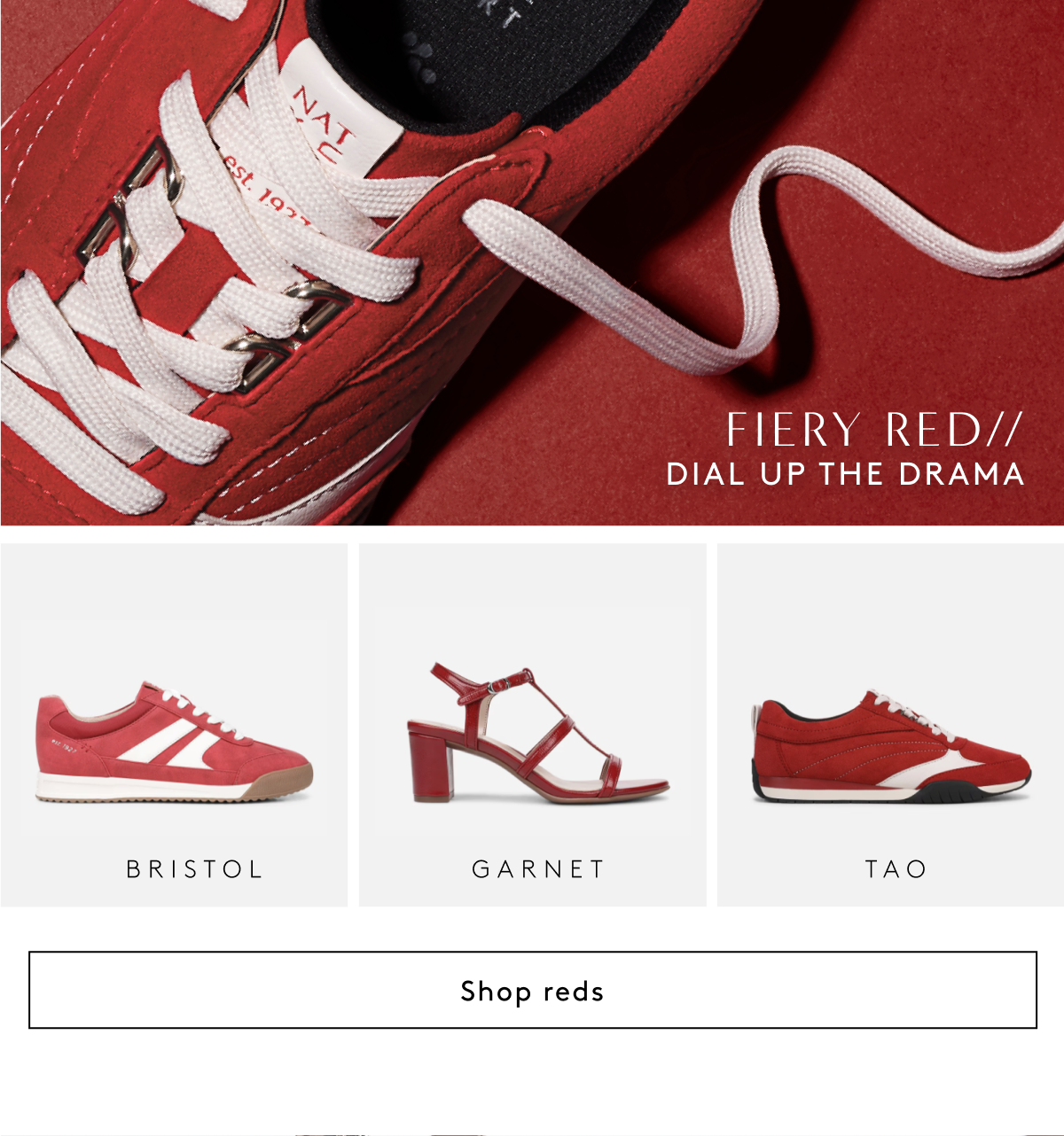 Fiery Red // Dial Up The Drama | Shop Reds
