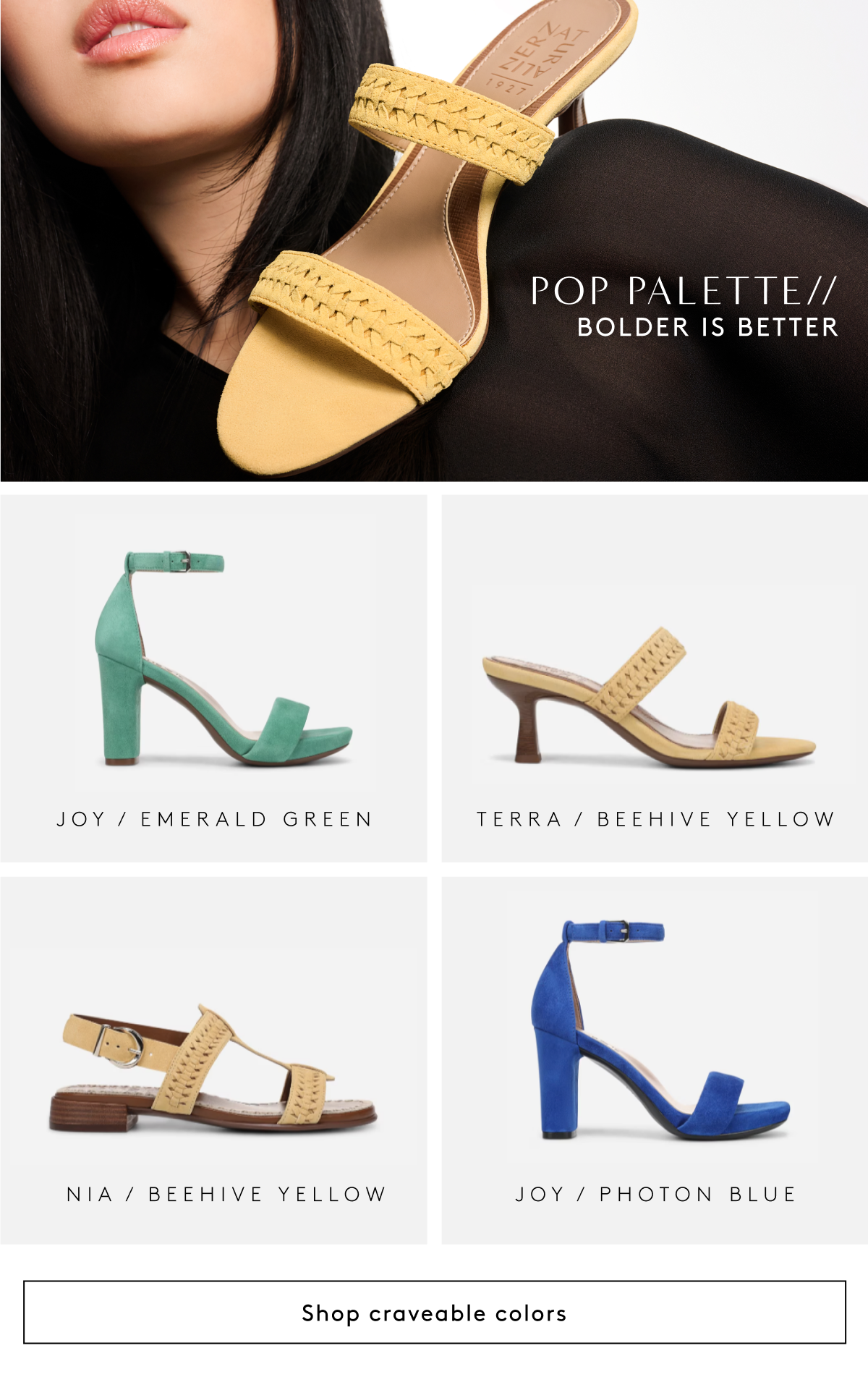 Pop Palette // Bolder Is Better | Shop Craveable Colors
