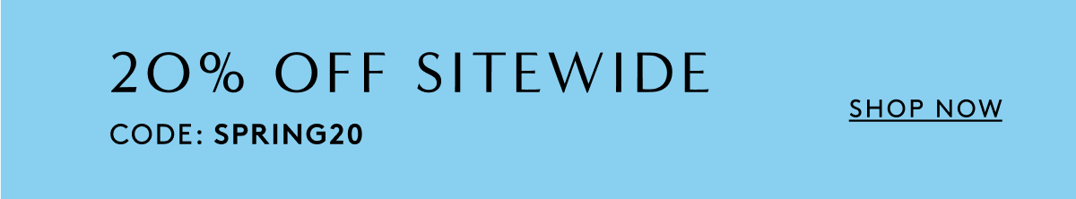20% Off Sitewide | Code: SPRING20 | Shop Now