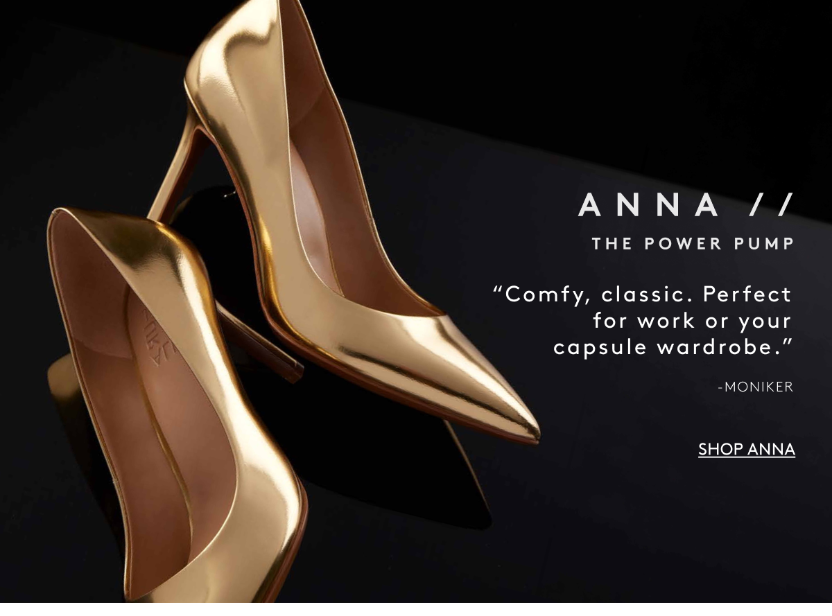 Anna / The Power Pump // “Comfy, Classic. Perfect For Work Or Your Capsule Wardrobe.” -moniker | Shop Anna