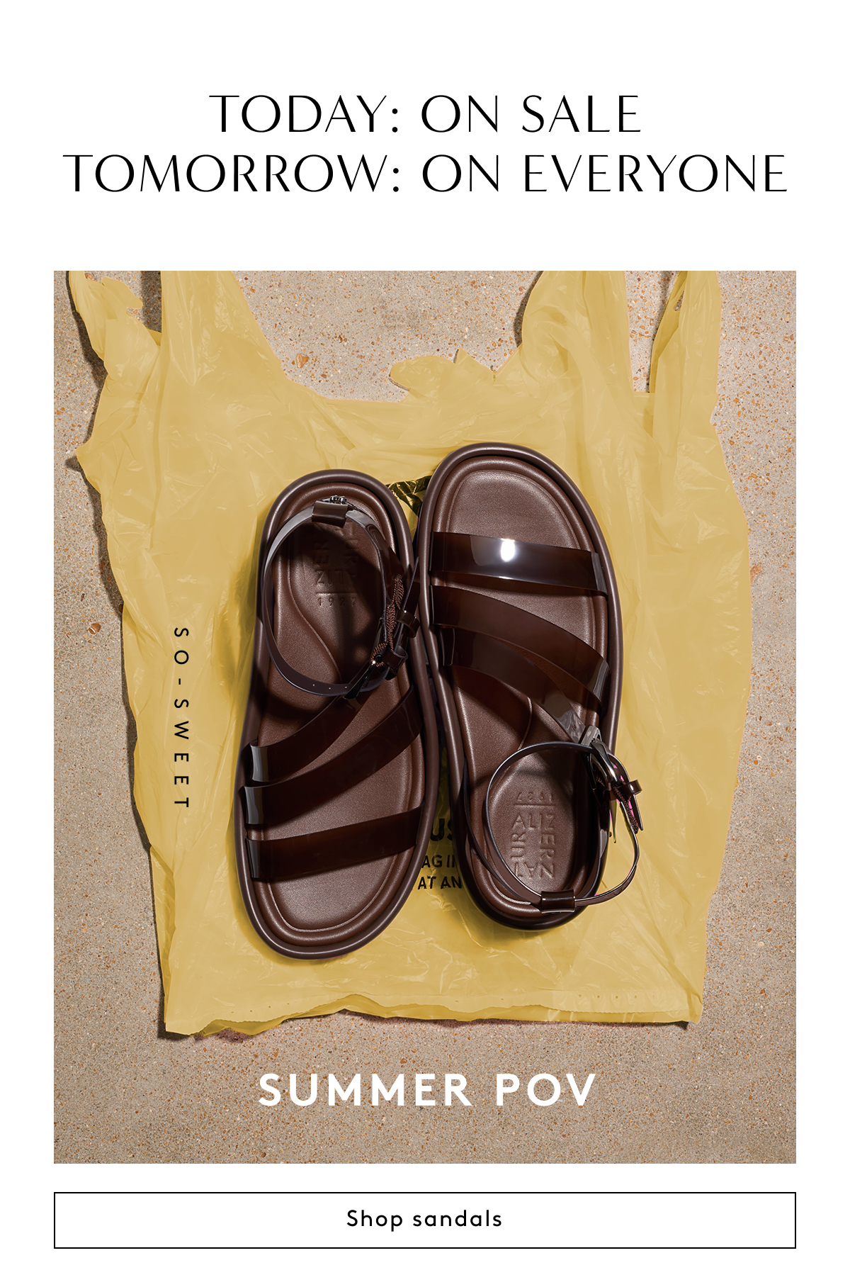 Today: On Sale // Tomorrow: On Everyone | Summer POV | Shop Sandals