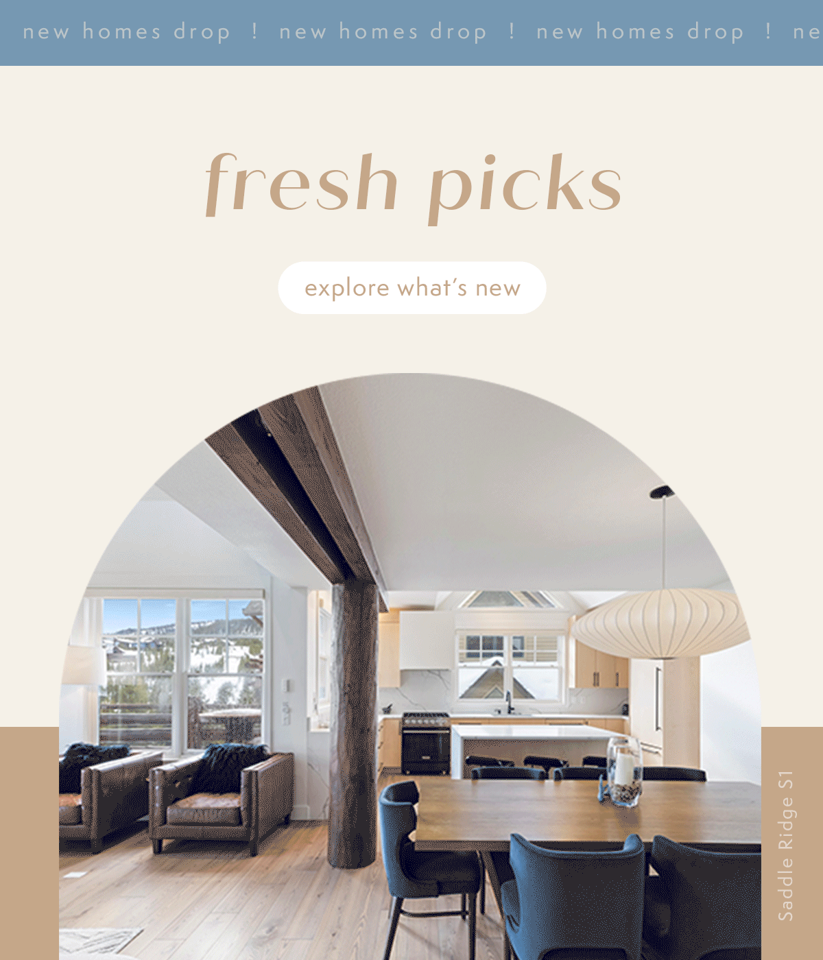 Fresh Picks. Explore What's New with Natural Retreats