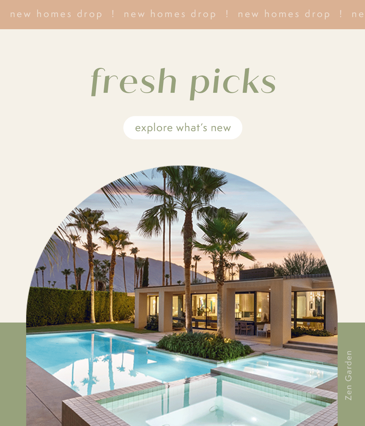 Fresh Picks. Explore What's New in Palm Springs with Natural Retreats