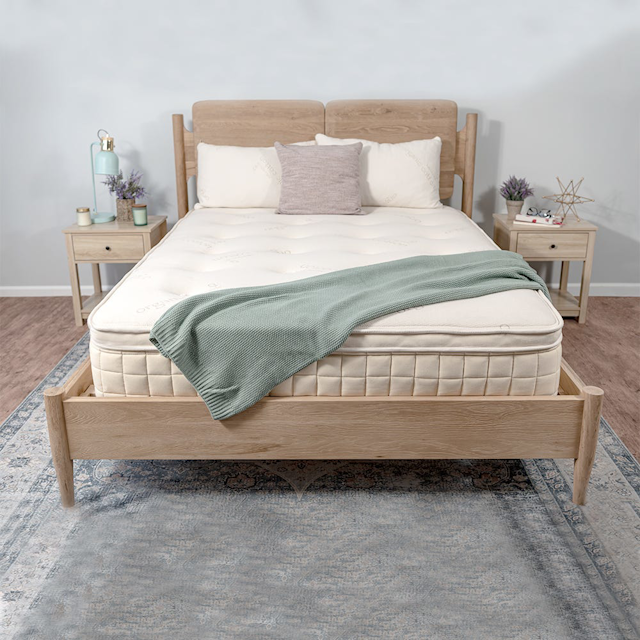Concerto Plush Pillow Top Organic Mattress (Latex Hybrid Mattress)