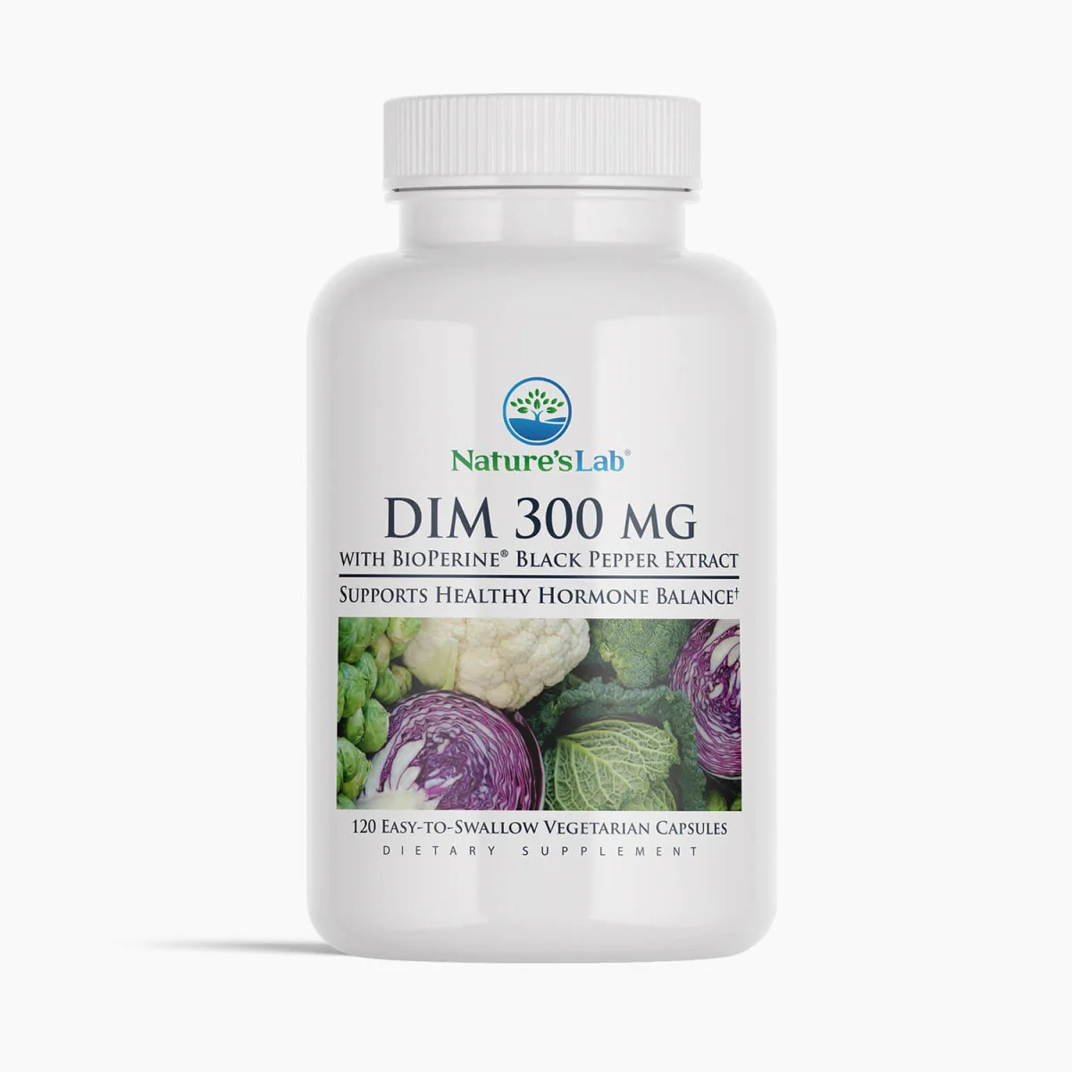 Image of Nature's Lab DIM 300 mg - 120 Capsules