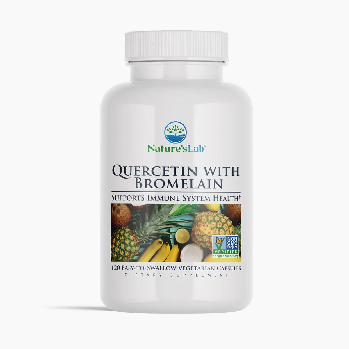 Image of Nature's Lab Quercetin Bromelain - 120 Capsules