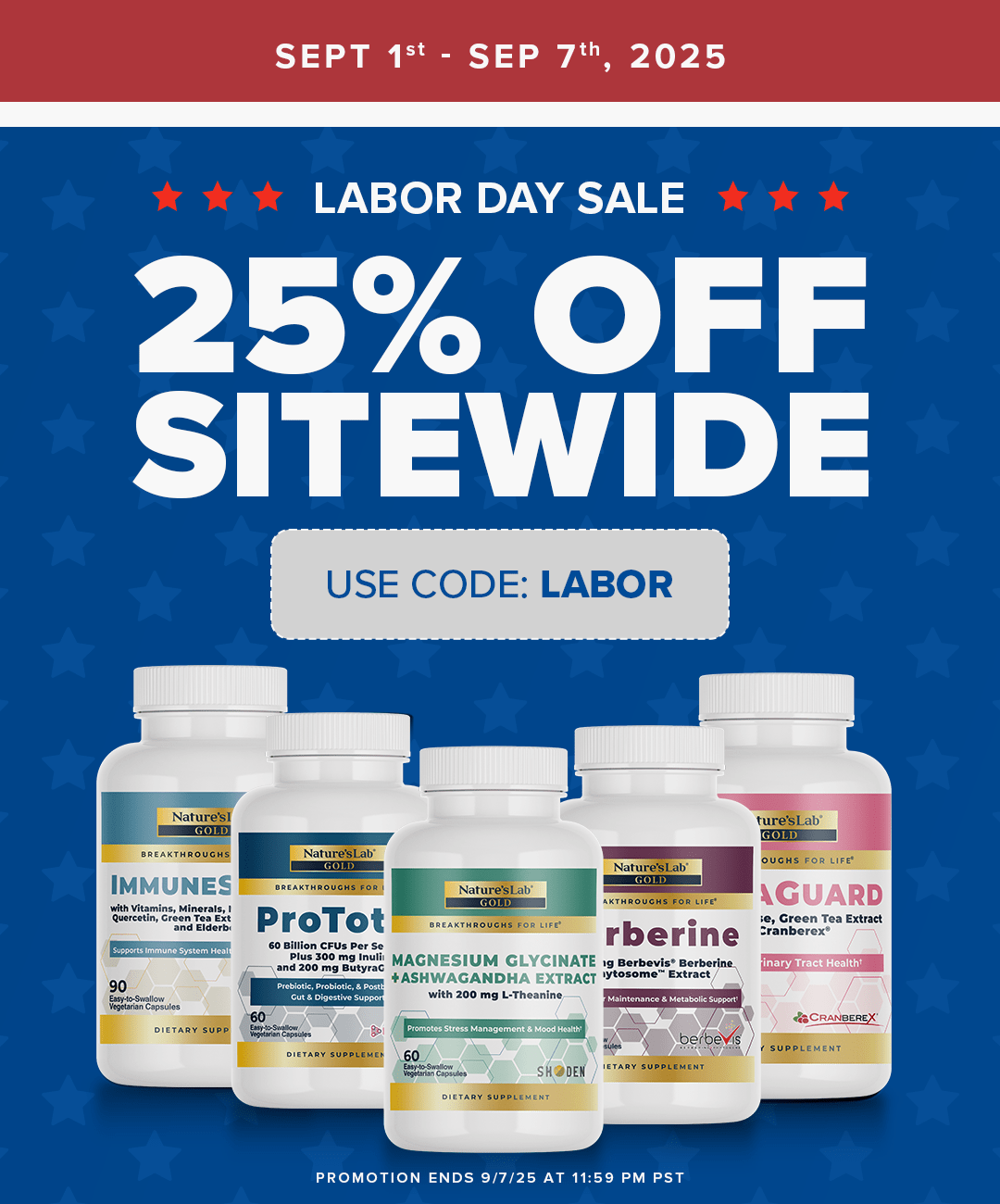 Labor Day Sitewide Sale