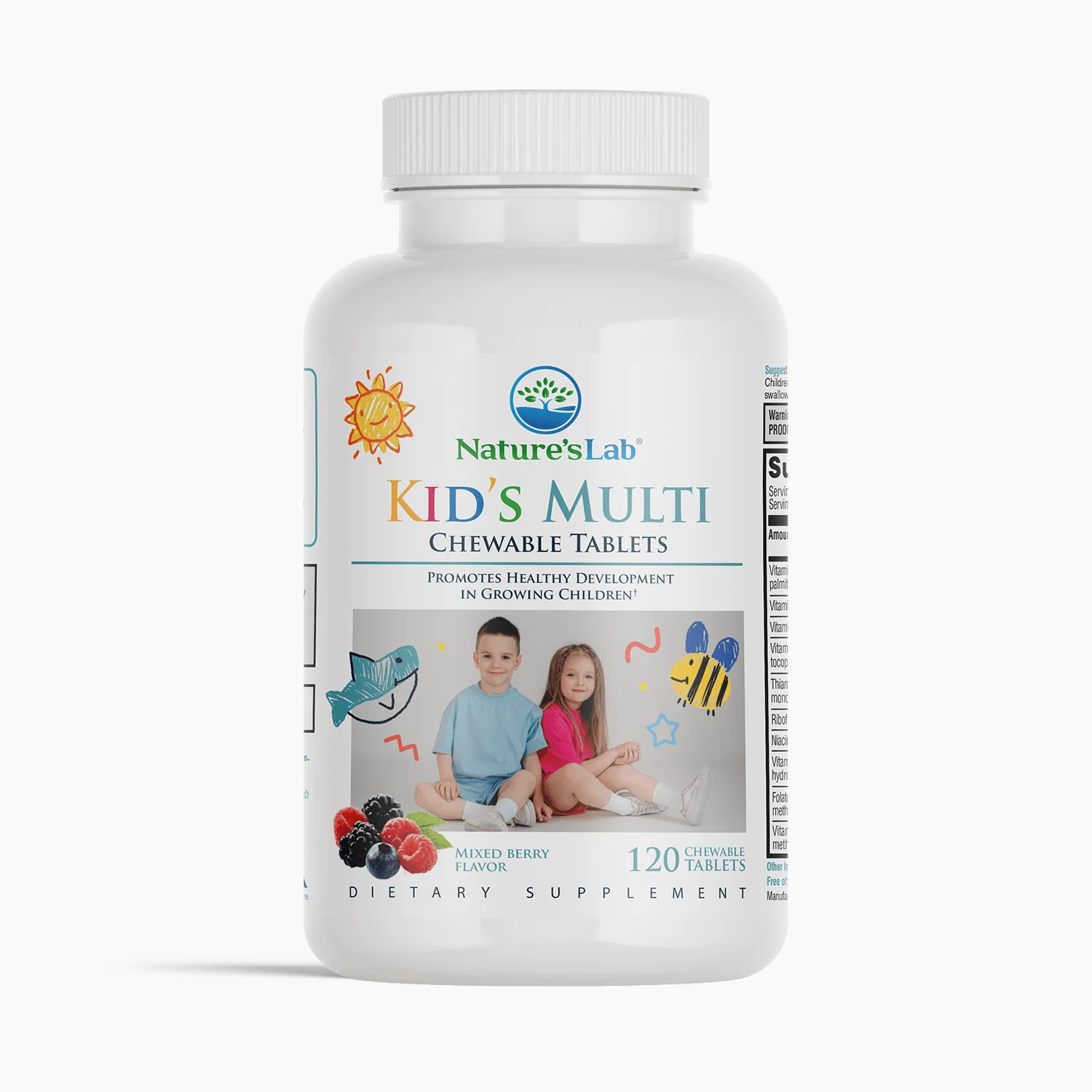 Image of Nature's Lab Kid's Multivitamin - 120 Chewable Tablets