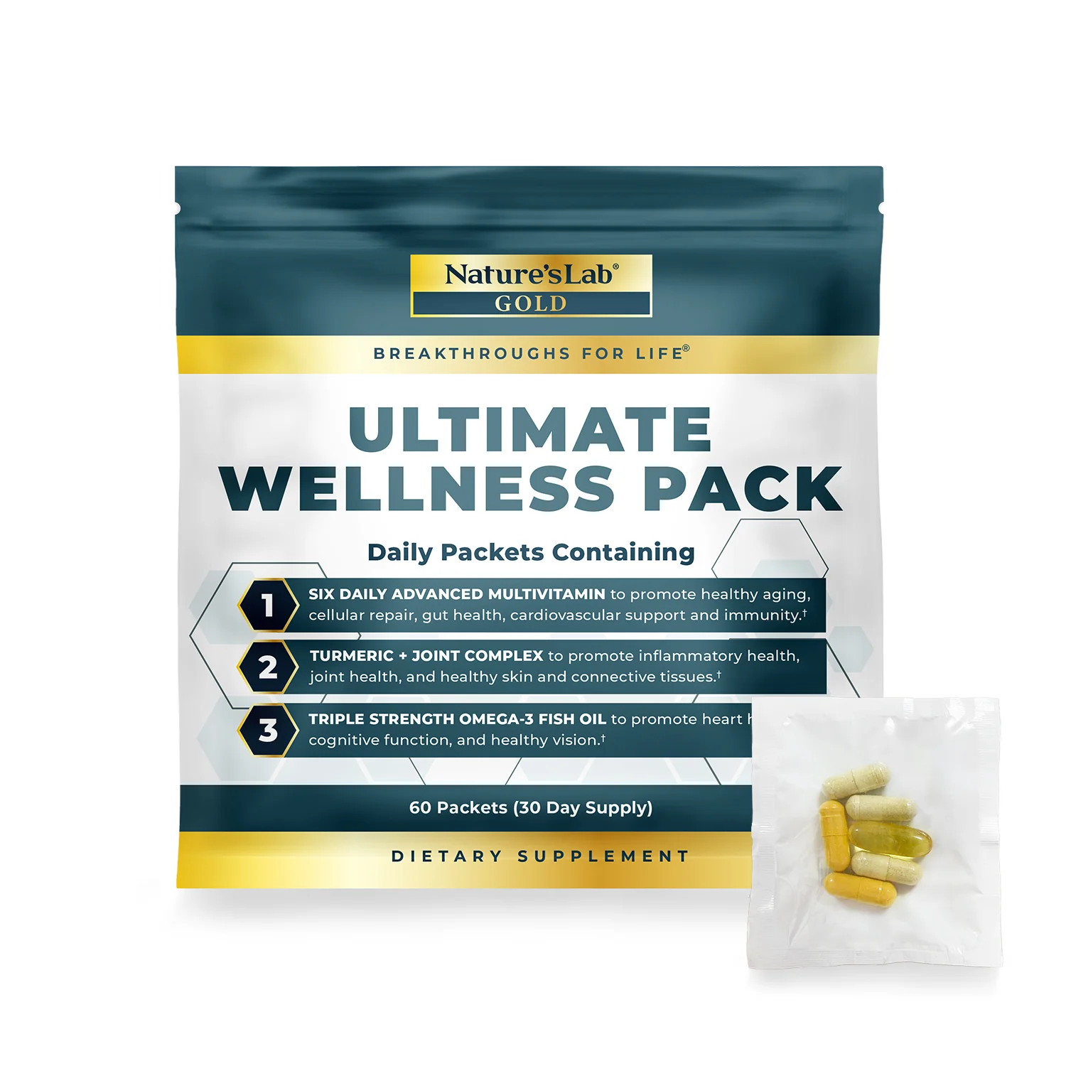 Image of Nature's Lab Gold Ultimate Wellness Pack