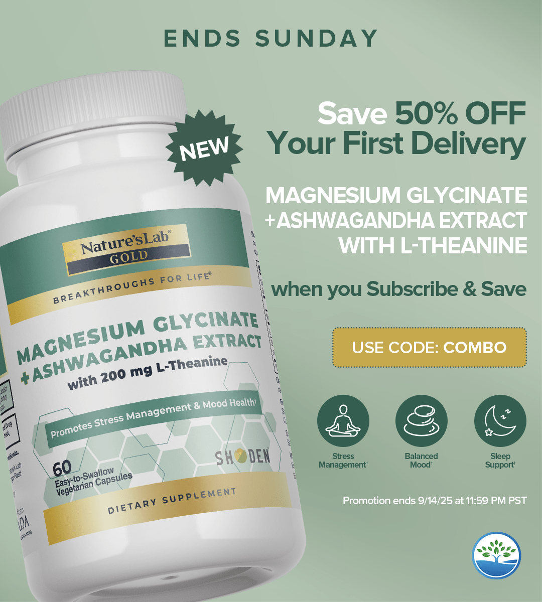 Magnesium Glycinate + Ashwagandha + L-Theanine