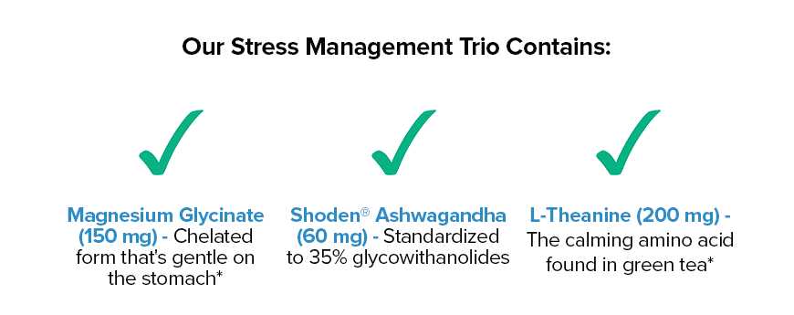 Our Stress Management Trio
