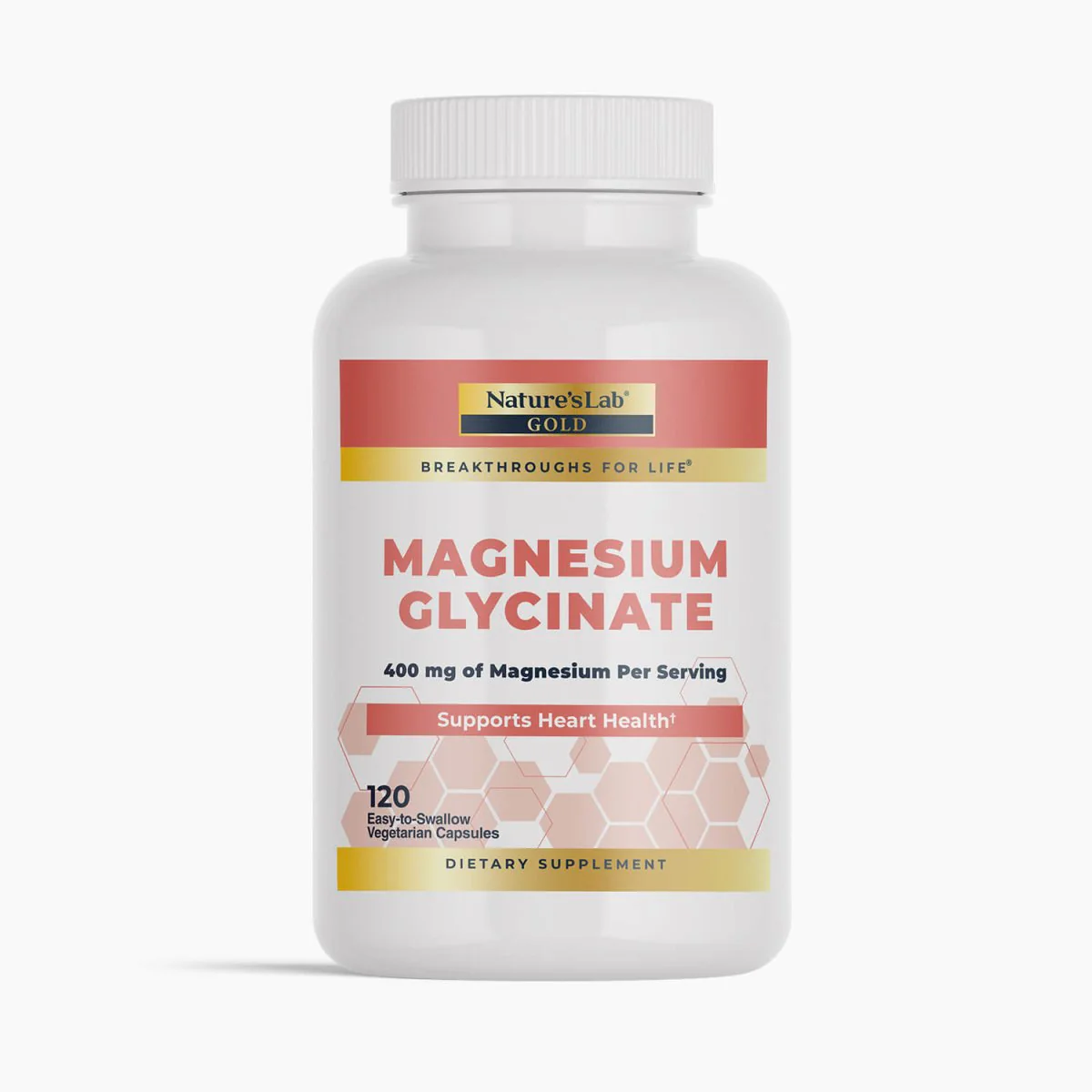 Image of Nature's Lab Gold Magnesium Glycinate - 120 Capsules