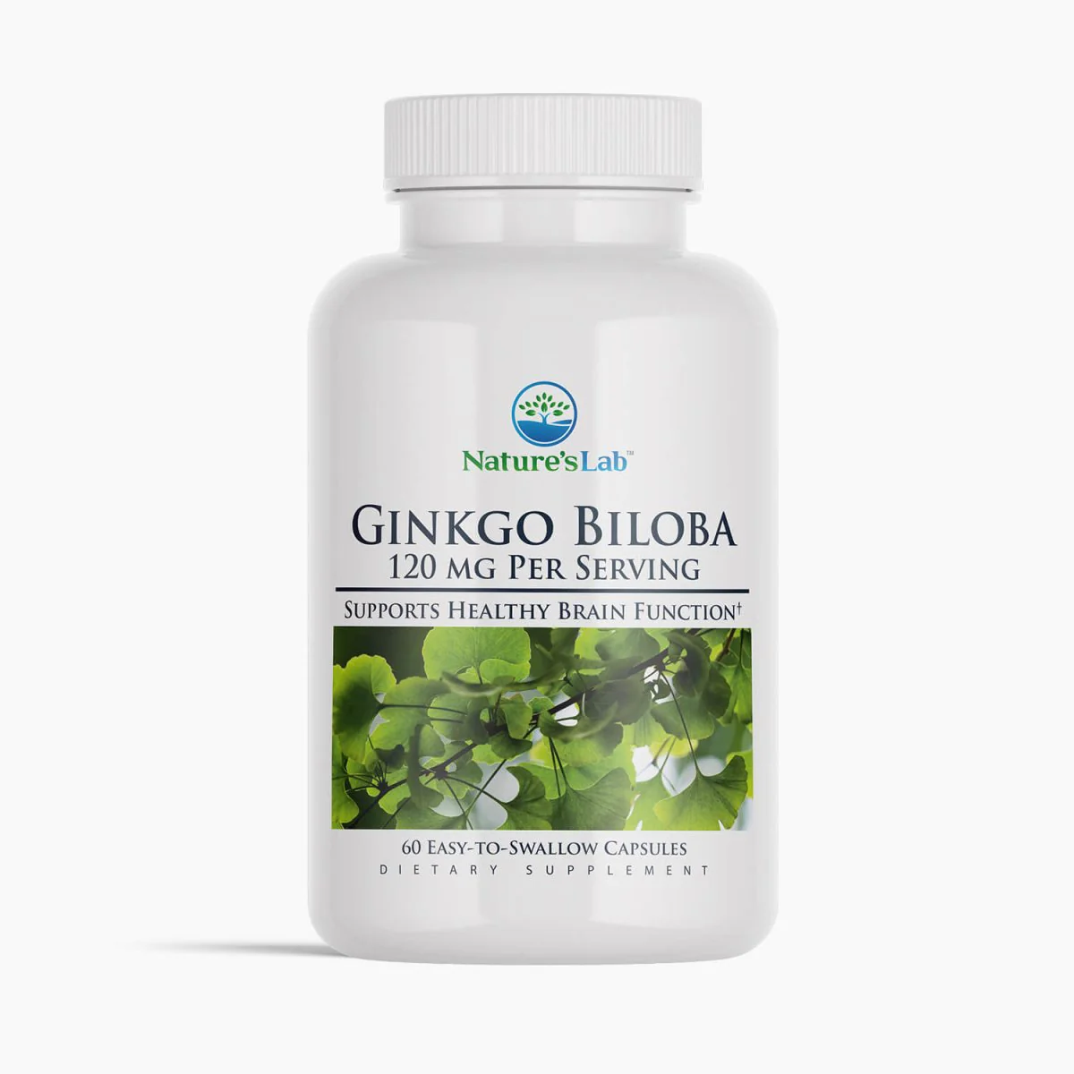 Image of Nature's Lab Ginkgo Biloba 120 mg - 60 Capsules