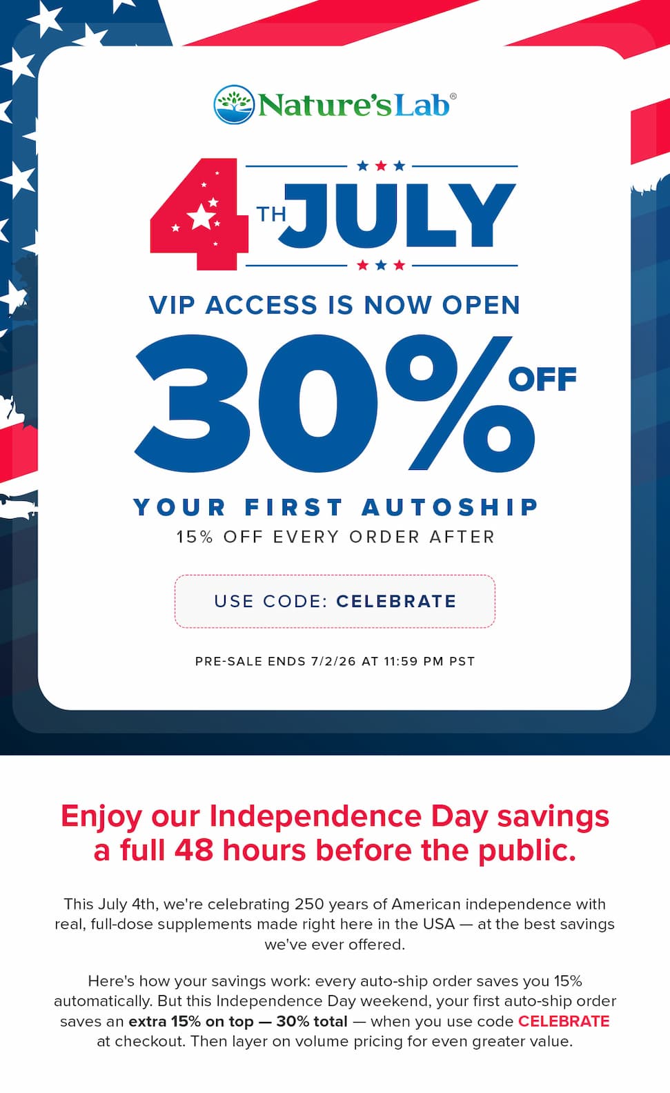4th of July - VIP ONLY