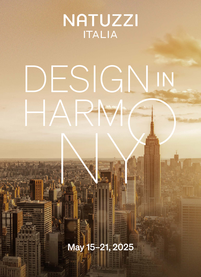 Design in Harmony. Natuzzi Italia protagonist of the NY design week 2025.​