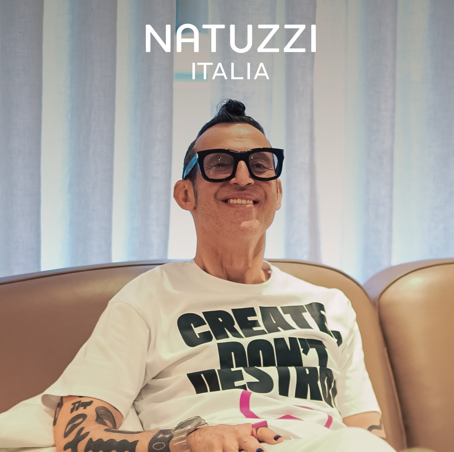 Creating together. Karim Rashid for Natuzzi Italia.
