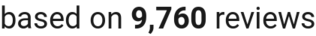 number of reviews