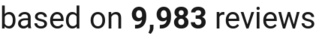 number of reviews