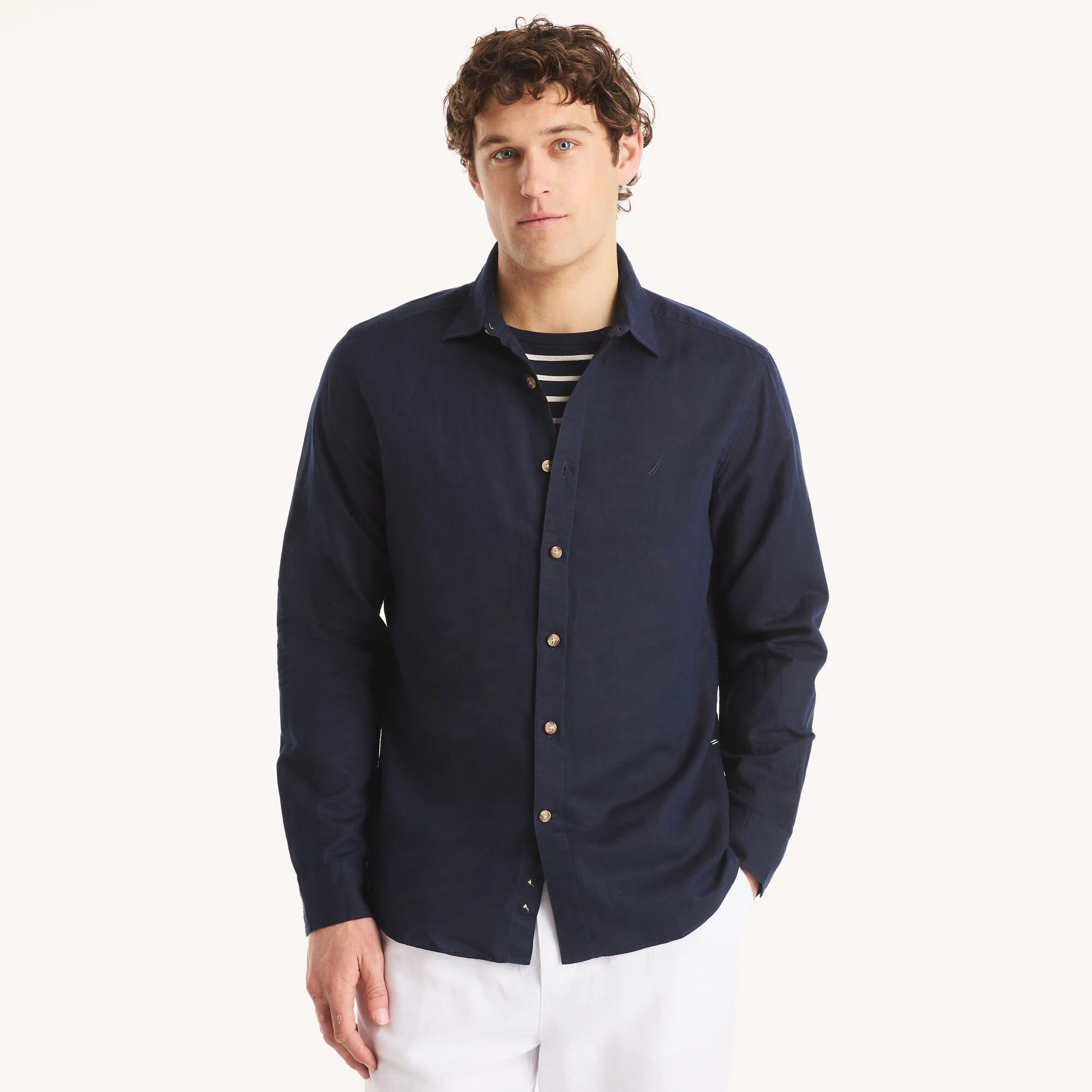 Shop Linen Deck Shirt